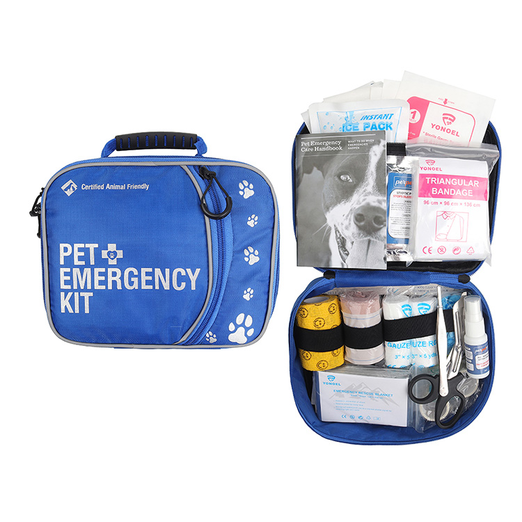 Caja de primeros auxilios portátil para perros y gatos, Kit médico de supervivencia para el cuidado del hogar, compacto, para animales