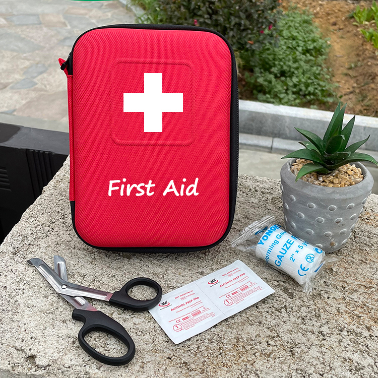 Bolsa de primeros auxilios médica para oficina en casa, bolsa de primeros auxilios portátil para coche, bolsa de primeros auxilios para traumatismos