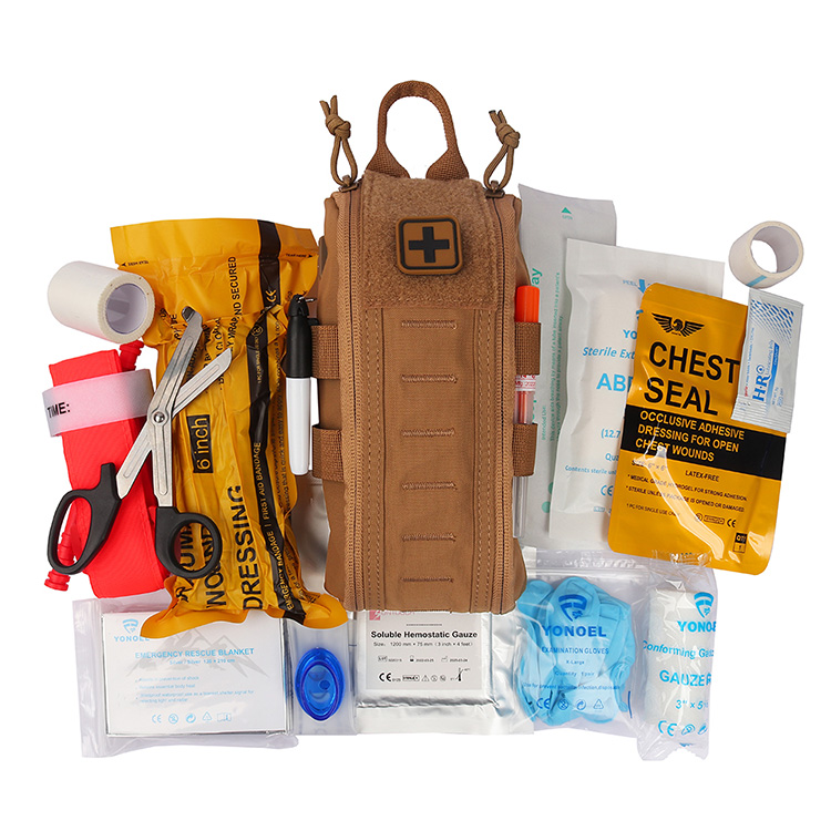 Kit médico de supervivencia de emergencia con bolsa para botiquín de primeros auxilios Ifak