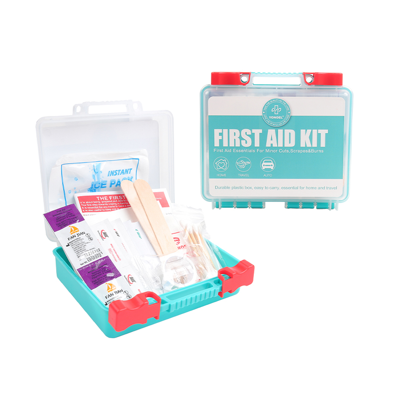 Kit de primeros auxilios kit de primeros auxilios de emergencia en todo uso para automóviles, viajes, hogar y negocio, 105 piezas