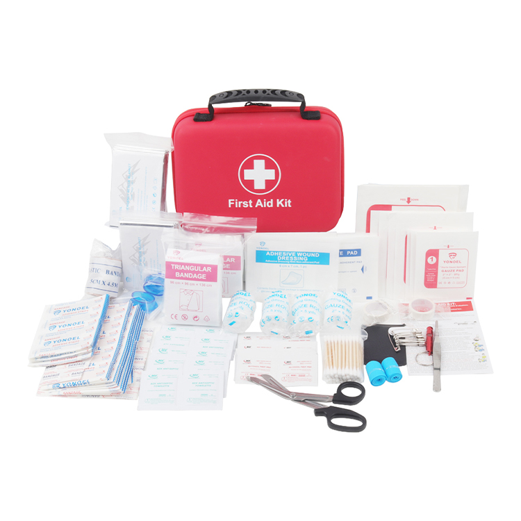 Estuche rígido portátil compacto impermeable, kit de primeros auxilios para senderismo, vehículo, barco, oficina, supervivencia