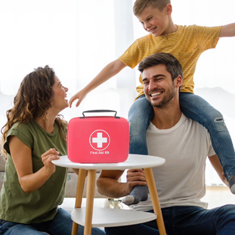 Estuche rígido portátil compacto impermeable, kit de primeros auxilios para senderismo, vehículo, barco, oficina, supervivencia