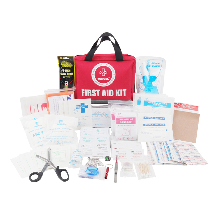 Botiquín de primeros auxilios Oxford rojo profesional, bolsa médica para el hogar, coche, trabajo, emergencia, Camping, caza y senderismo al aire libre