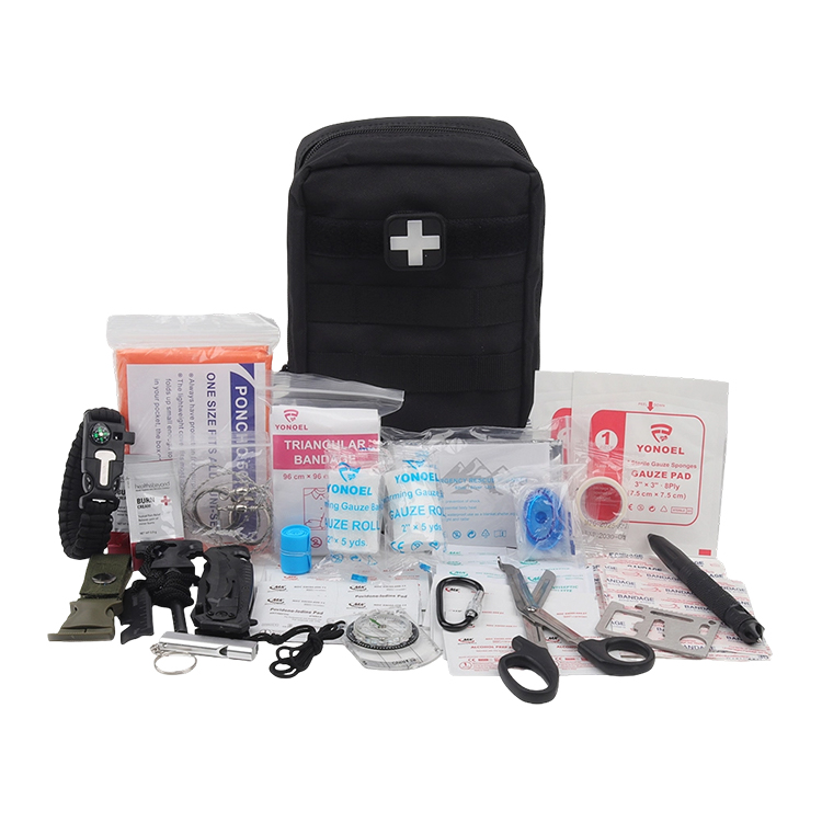 Botiquín de primeros auxilios EMT Medical IFAK, bolsa Molle táctica Med para traumatismos de emergencia para acampar, casa, coche, senderismo, caza