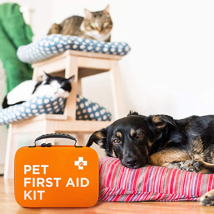 Botiquín de primeros auxilios para perros, suministros de primeros auxilios para mascotas para tratar perros y gatos en caso de emergencia, ideal para usar en casa, al aire libre, de viaje