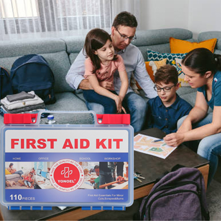 Botiquín de primeros auxilios profesional de 142 piezas, caja de primeros auxilios HardCase, contiene suministros médicos de primera calidad para viajes, hogar, vehículo, camping