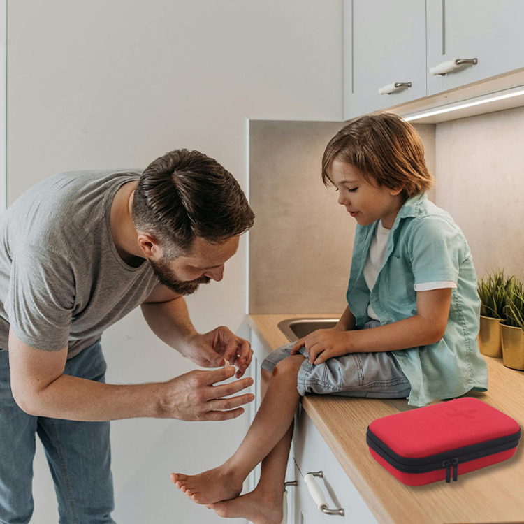 Botiquín de primeros auxilios médico personalizado para el hogar y la Oficina, botiquín de emergencia portátil para coche, botiquín de primeros auxilios para traumatismos para regalo